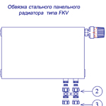 Проект обвязки радиатора частного дома
